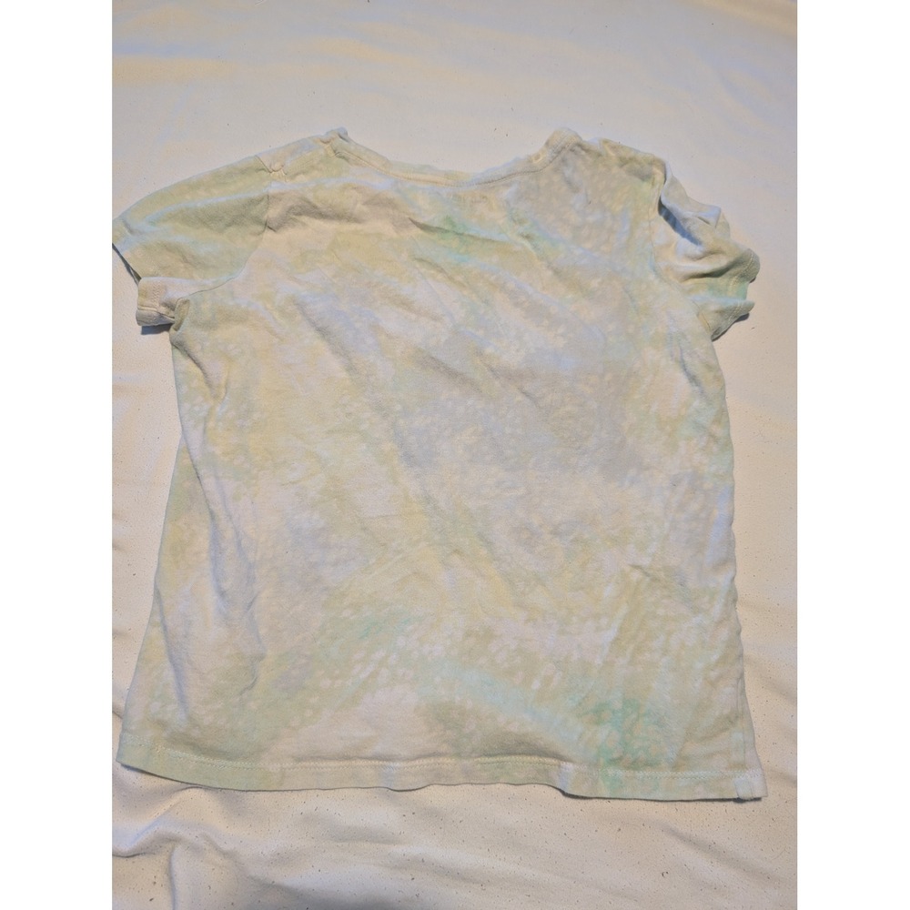 Old Navy Girls XL 14-16 Tie Dye Graphic Tee Breathe In Enjoy The Sunshine Pink - Picture 2 of 3